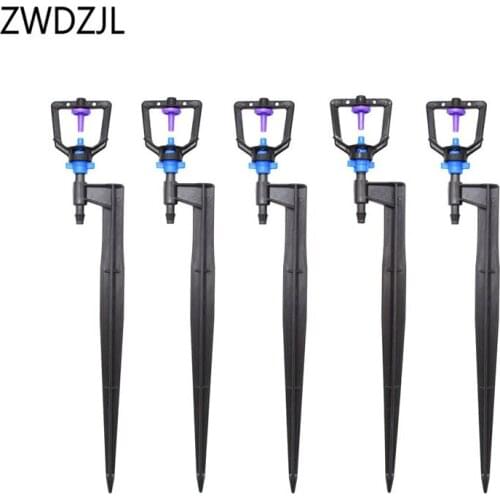 Garden Refraction Atomization sprinklers Nozzle plastic spike garden watering sprinklers taper watering plants 50pcs