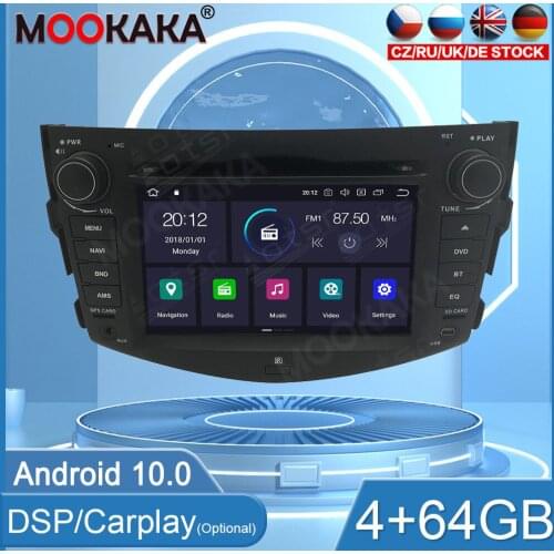 Android 10 Screen Car Radio For Toyota RAV4 2006-2012 GPS Navigation Auto Audio Stereo Recorder Head Unit DSP Carplay