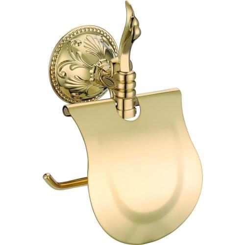 Free shipping gold finish Roll holder / Paper holder