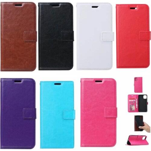 Case For Samsung A01 A11 A31 A41 A10S A20S A21S Retro Crazy Horse Leather Wallet Frame Card Slot ID Holder Flip Cover 100PCS