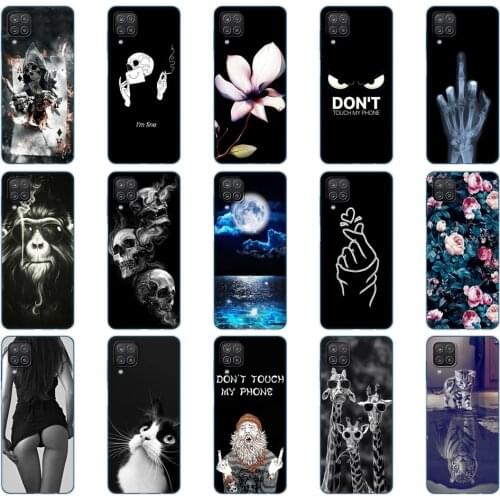 For Samsung A12 Case 6.5 inch Soft Silicon Tpu Back Phone Cover For Samsung Galaxy A12 Galaxy A12 A 12 SM-A125F a125 Bags Bumper