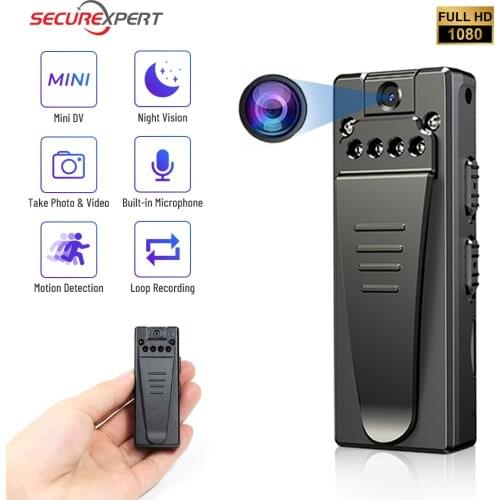 HD Full 1080P Mini camera Video recorder action video camera Body monitor Detection Night Vision micro cam Recording Camcorder