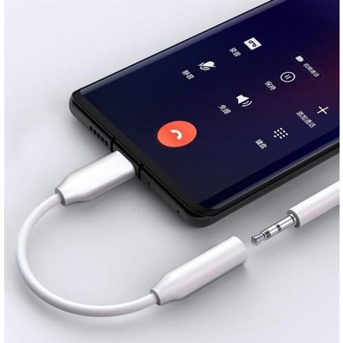 Hot Sale USB-C 3.5 Jack Headset Audio Aux Cable Type C Aux Audio Dongle Portable Converter for Samsung Galaxy Note 10 for Xiaomi