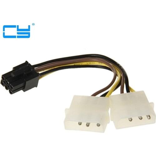 IDE Hard Disk 4 p to 6 p PCI-e Express pcie pci-express Video Card Power Cable PCI Express 6-p
