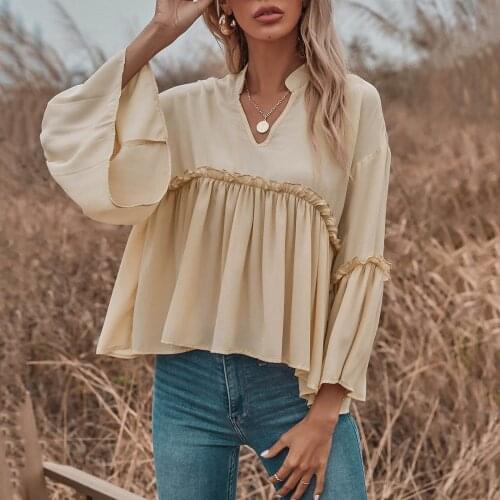 Женские рубашки с рюшами JAYCOSIN China At AliExpress