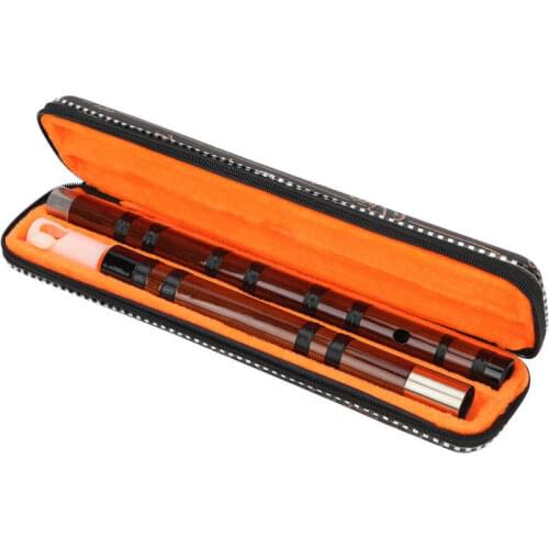 Chinese Traditional Musical Instruments E‑Key Bamboo Flute Polished Exterior with Protect Film Chinese Wind Instrument for