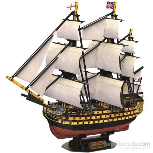 Cubic Fun 3D 189 Piece Jigsaw Puzzle Hms Victory