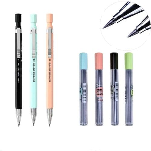 2.0mm Mechanical Pencil, 2mm Lead Pencil for Draft Drawing, Carpenter, Crafting, Art Sketching