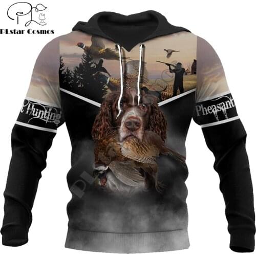Pheasant Hunting 3D All Over Printed Hoodie Men Sweatshirt Unisex Streetwear Zip Pullover Casual Jacket Tracksuits KJ0242