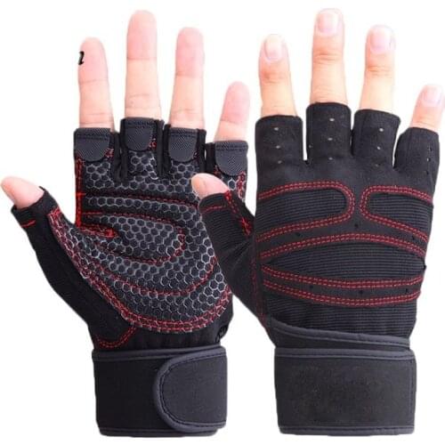 Body Building Gym Gloves Fitness Body Building Weight Lifting Gloves Men Women Custom Exercise Protect Wrist Training Gym Gloves