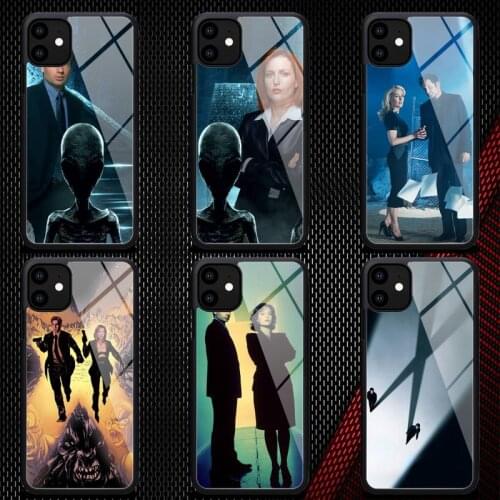 TV The X-Files Phone Case Rubber for iPhone 12 11 Pro Max XS 8 7 6 6S Plus X 5S SE 2020 XR 12Mini case