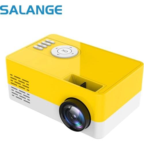 Salange J15 Mini Projetor Led Projector Video Support 1080P Video Proyector Display Home Media Player Portable Pocket Beamer