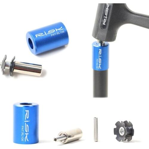 Bike Fork Star Nut Installation Tool With Screw Start Nut Stainless Steel Mountain Road Bike Front Fork Headset For Bike Part