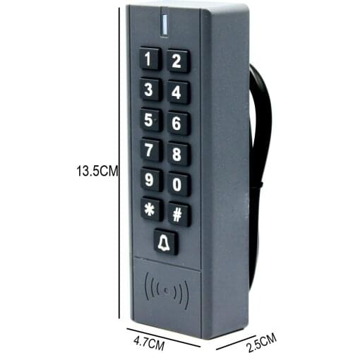 IP67 Waterproof 1000 User RFID 125Khz Access Controler Device RFID Proximity Entry Door controler A9-SM