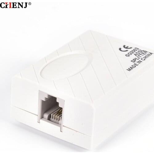 Telephone RJ11 Line ADSL Modem Broadband Phone Line Filter Splitter 1Pcs