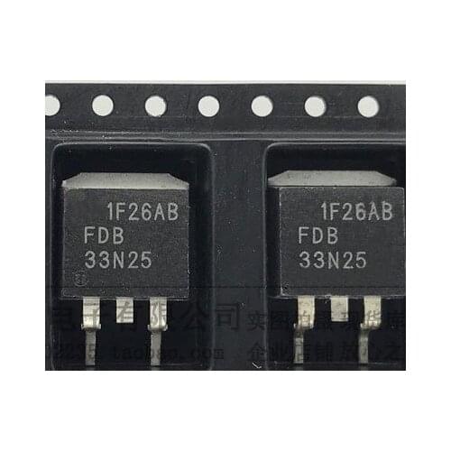 10PCS/lot FDB33N25 FDB33N25TM 33N25 33A/250V TO-263