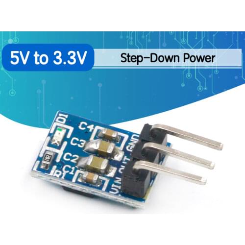 10Pcs 5V To 3.3V DC-DC Step-Down Power Supply Buck Module AMS1117 800MA