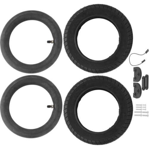 10in Cover Tyre Inner Tube Heighten Set Spare Tyre Replacement for XIAOMI M365 Scooter