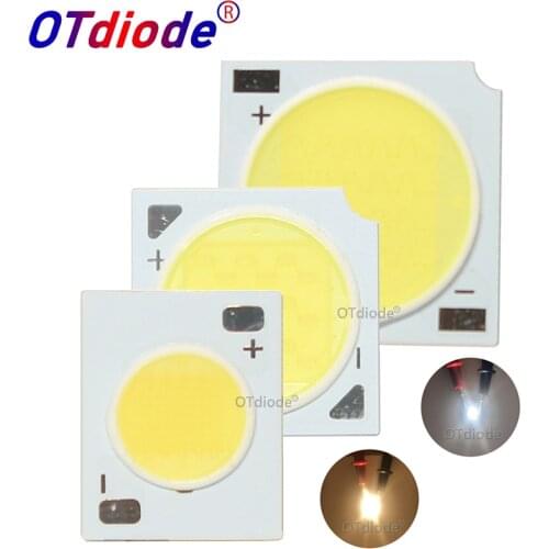 2PCS LED chip light-emitting COB Diode Epistar 1215 1313 1919 Integrated SMD 3W 7W 20W Light Bead for Bulb Ceiling spotlight DIY