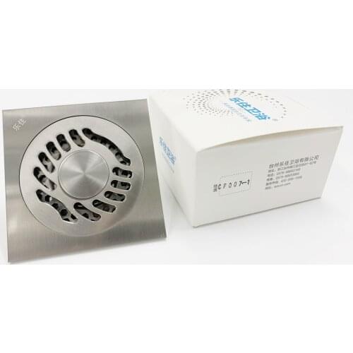 2020 New Insert Round Floor Waste Grates Bathroom Shower Drain Floor Drain Simple Fltro Ducha Drain Hair Invisible Anti odor