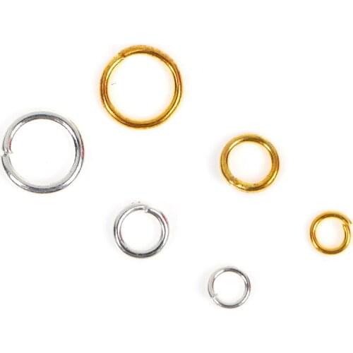 50/90/120pcs 3/4/6mm Open Jump Rings Connectors Beads For Jewelry DIY Accessories Hot Sale