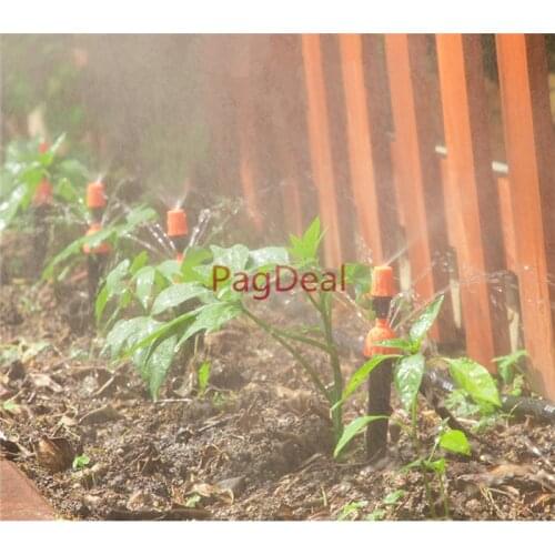 8/11 Micro Garden Hose Auto Drip Irrigation Systems With Manual Timer Dripping Spray Sprinkler Plant Self Watering Kit