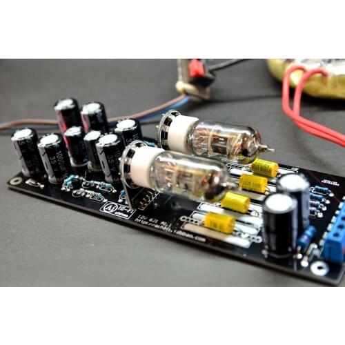 AC12V 500mA Music Fax 6j1 6AK5 Tube VCD/CD/ DVD Digital Audio Power Preamp Board