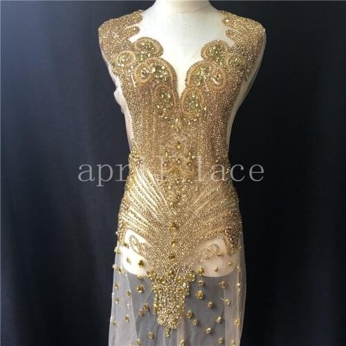 April 2021 Stock Mia075# 6 Color Hand Made Stone Beads Luxury Front Cutting Accessory For Wedding Bridal /Fashion Designer