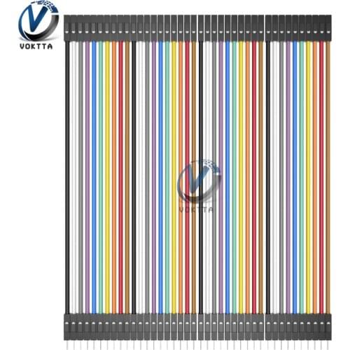 Dupont Line 40Pin 10CM Male To Female Jumper Wire Connector Dupont Cable for Breadboard Ribbon Cable