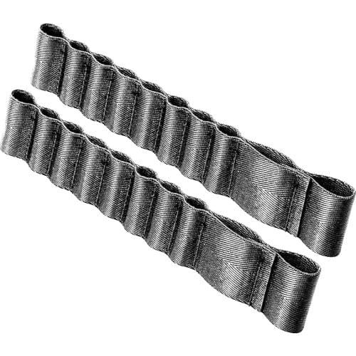 Dual Heavy Duty Strong Adjustable Door Limiting Check Strap Perfect for Jeep Wrangler Black Pack of 2 (2PCS-Black)