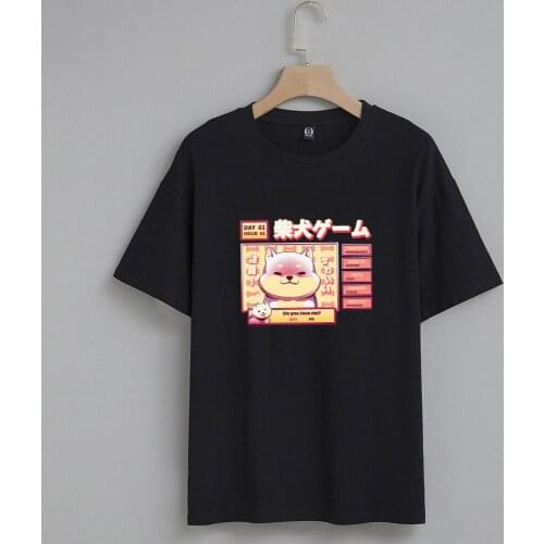 Kawaii Shiba Inu Dog Corgi T Shirt Women Harajuku Funny Print Tshirt Summer Korean Streetwear Women Shirts Casual Tops Tees