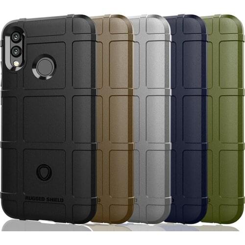 Matte Hybrid Armor Case Anti Slip Shockproof Anti Fingerprint Rubber Hard Skin Cover For Huawei P Smart 2019 / Honor 10 Lite