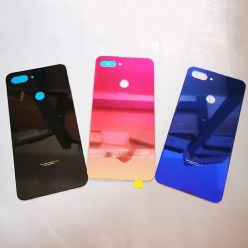 Mi 8 Lite Back Battery Cover Glass Rear Door Housing Cover Replacement for Xiaomi Mi8 Lite Phone Case