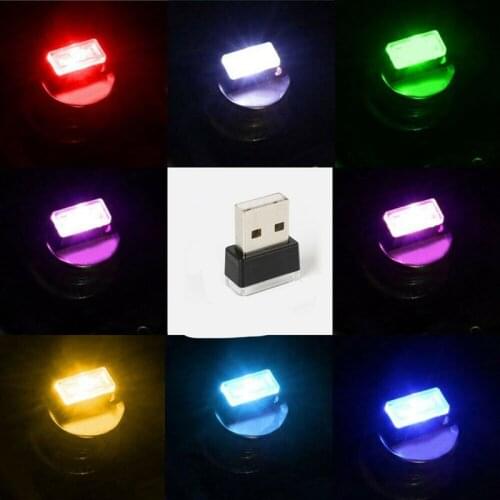 Mini USB Light Bulb Car Interior Lighting Car Usb Chargable Auto Atmosphere Light LED Reading Lamp for Car Auto Interior Lights