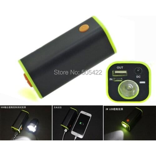 Multifunction 4x18650 Battery Storage Case Box Holder For Bike LED Light Cellphone