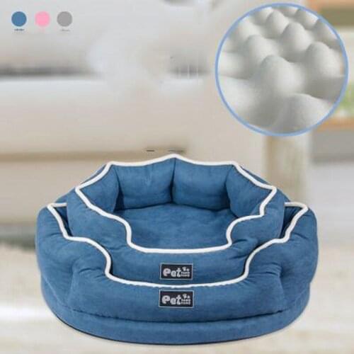 Pet Dog Bed Household Soft Memory cotton can be used to clean pet dogs nest Four seasons Cats And Dogs Supplies Warm Kennel