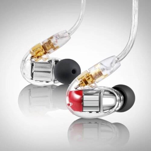 New se846 HIFI DIY Custom Made 6BA Ear Earphone Around Ear Earphone With MMCX Plated Earphone as se846 se315 se215