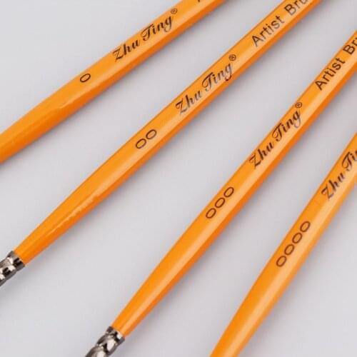 10pcs/set Fine Hand Detail Painted Thin Hook Line Pen Drawing Point Tip Nylon Brush Acrylic Painting Craft Art Supplies B36C