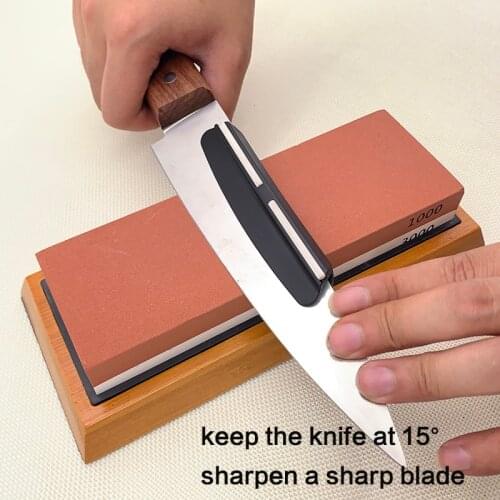 Plastic Angle guide 15 degree Sharpening stone kitchen knife holder knife sharpener blade sharp Apex edge blade Accessories