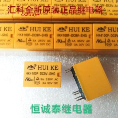 Relay hk410f-dc9v-shg9v/6pin /3A
