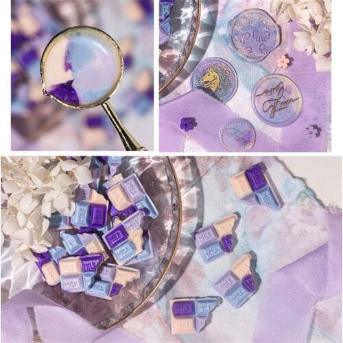 Handmade Ins Chocolate Wax Beads for Sealing Seal DIY Stamps for Envelope Wedding Jar Packaging Gifts Journal Postcard Stamp