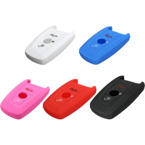 Silicone Remote Key Cover Case Holder 3 Buttons for BMW 3 5 Series X1 X4 X5