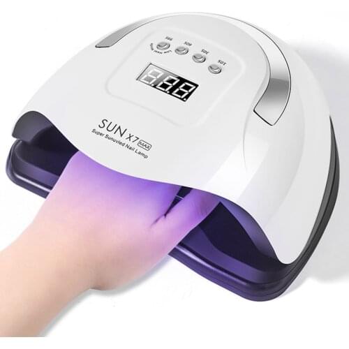 SUN X7 MAX UV Nail Dryer Machine LED Lamp for Drying Nails Portable Home Use Nail Lamp for Quick Dry Gel Nail Polish Art Tool