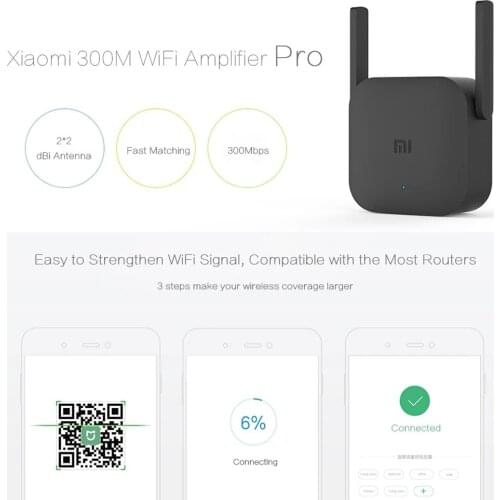 Xiaomi 300Mbps Wifi Amplifier Wireless Repeater Network Wifi Extender Expand