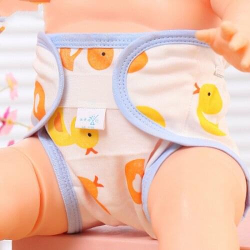 1PC Newborns Pure Cotton Diaper Pants Infant Training Diaper Pants Diaper Paragraph Four Seasons Diaper Cover 2021