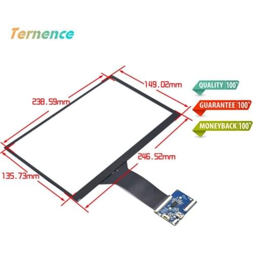 10 inch USB capacitive touch screen industrial control touch screen medical equipment multi-point WIN10 Android capacitive touch