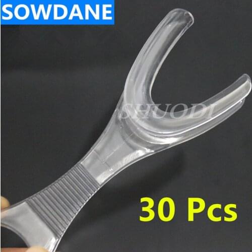 30 Pcs Dental Teeth Whitening Orthodontic Lateral Cheeck Retractor Mouth Opener Photograghic