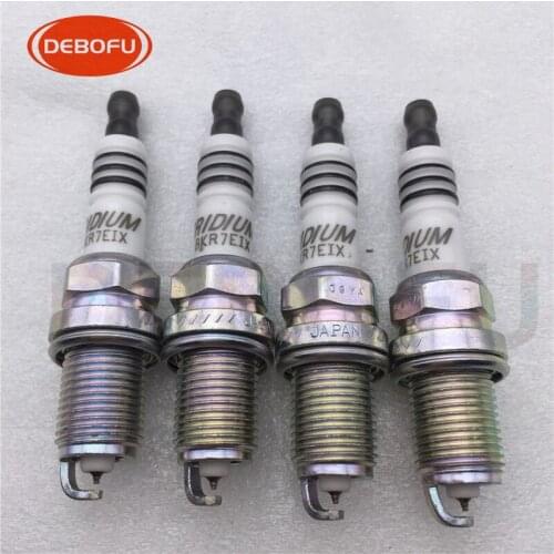 4pcs BKR7EIX 2667 Iridium Spark Plug For Audi Polaris Porsche BMW Honda Volvo BKR7EIX-2667