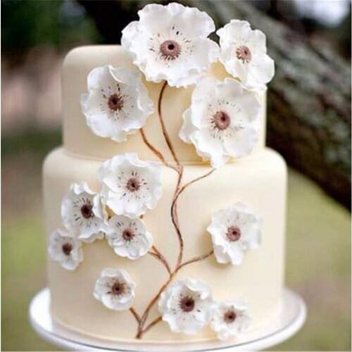 10 Styles 33pcs Flowers Cake Mold cake biscuit kit Cartoon pasta spring embossing mold fondant set Cake Decorating Baking Tools