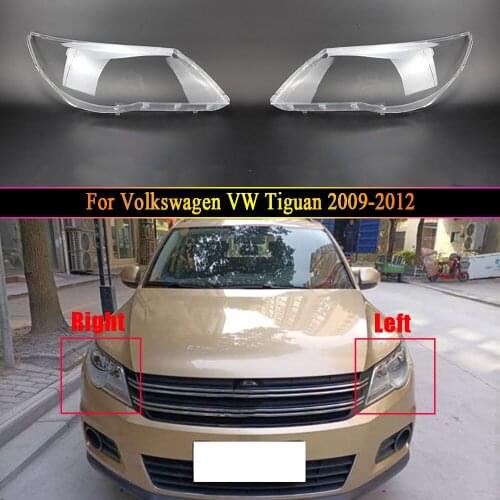 Car Headlamp Lens For Volkswagen VW Tiguan 2009 2010 2011 2012 Car Replacement Auto Shell Cover